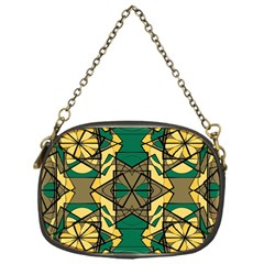 Abstract Pattern Geometric Backgrounds   Chain Purse (one Side) by Eskimos