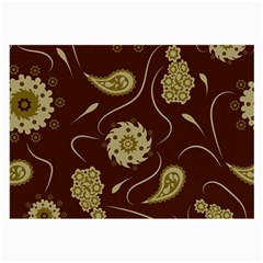 Floral Pattern Paisley Style  Large Glasses Cloth by Eskimos