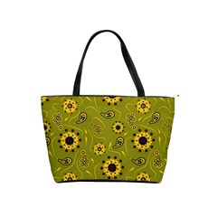 Floral Pattern Paisley Style  Classic Shoulder Handbag by Eskimos