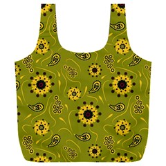 Floral Pattern Paisley Style  Full Print Recycle Bag (xxl) by Eskimos