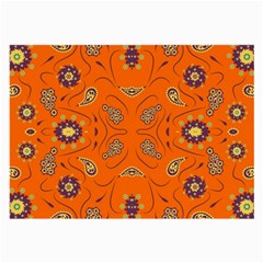 Floral Pattern Paisley Style  Large Glasses Cloth by Eskimos