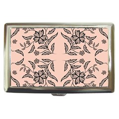 Floral Folk Damask Pattern  Cigarette Money Case by Eskimos