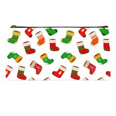 New Year s Multicolored Socks Pencil Case by SychEva