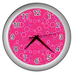 Circle Wall Clock (silver) by SychEva