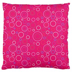 Circle Large Flano Cushion Case (two Sides) by SychEva