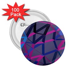 3d Lovely Geo Lines 2 25  Buttons (100 Pack) 