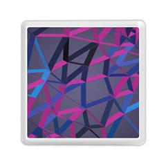3d Lovely Geo Lines Memory Card Reader (square) by Uniqued