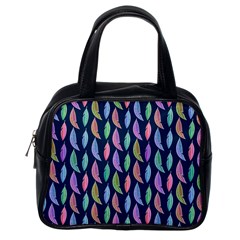 Colorful Feathers Classic Handbag (one Side) by SychEva