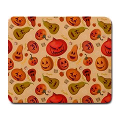 Pumpkin Muzzles Large Mousepads by SychEva