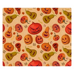 Pumpkin Muzzles Double Sided Flano Blanket (Small) 