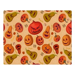 Pumpkin Muzzles Double Sided Flano Blanket (Large) 