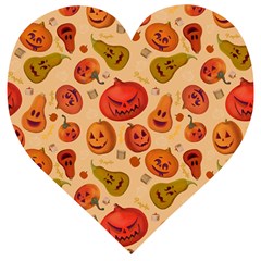 Pumpkin Muzzles Wooden Puzzle Heart by SychEva