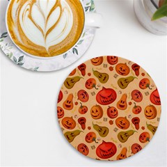 Pumpkin Muzzles UV Print Round Tile Coaster