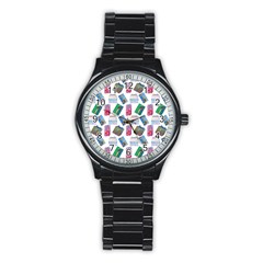 New Year Gifts Stainless Steel Round Watch by SychEva