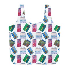 New Year Gifts Full Print Recycle Bag (l) by SychEva