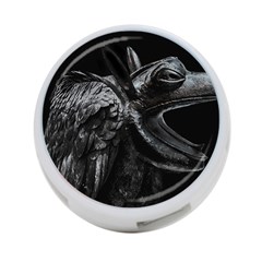 Creepy Monster Bird Portrait Artwork 4-port Usb Hub (one Side) by dflcprintsclothing