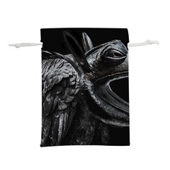 Creepy Monster Bird Portrait Artwork Lightweight Drawstring Pouch (m) by dflcprintsclothing