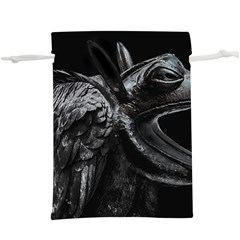 Creepy Monster Bird Portrait Artwork  Lightweight Drawstring Pouch (xl) by dflcprintsclothing