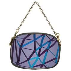 3d Lovely Geo Lines 2 Chain Purse (two Sides) by Uniqued