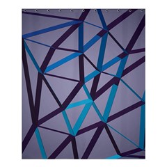 3d Lovely Geo Lines 2 Shower Curtain 60  X 72  (medium)  by Uniqued