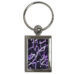 3d Lovely Geo Lines Vi Key Chain (rectangle) by Uniqued