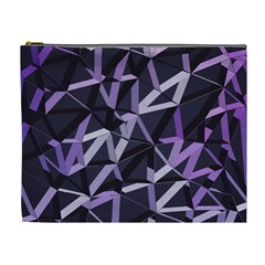 3d Lovely Geo Lines Vi Cosmetic Bag (xl)