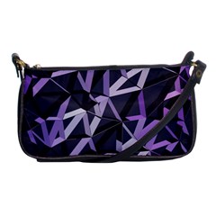 3d Lovely Geo Lines Vi Shoulder Clutch Bag by Uniqued