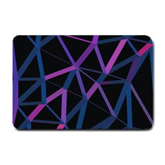 3d Lovely Geo Lines  V Small Doormat  by Uniqued