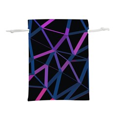 3d Lovely Geo Lines  V Lightweight Drawstring Pouch (m)