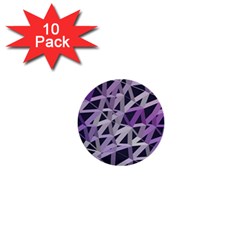 3d Lovely Geo Lines  Iv 1  Mini Buttons (10 Pack)  by Uniqued