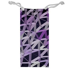 3d Lovely Geo Lines  Iv Jewelry Bag by Uniqued