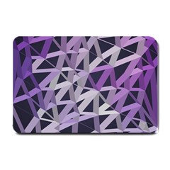 3d Lovely Geo Lines  Iv Small Doormat  by Uniqued