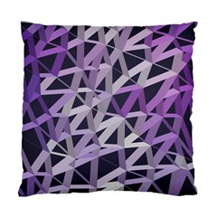 3d Lovely Geo Lines  Iv Standard Cushion Case (one Side) by Uniqued