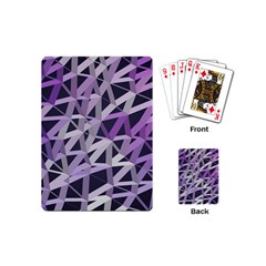 3d Lovely Geo Lines  Iv Playing Cards Single Design (mini) by Uniqued