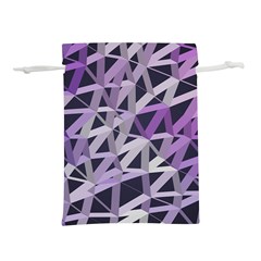 3d Lovely Geo Lines  Iv Lightweight Drawstring Pouch (l) by Uniqued