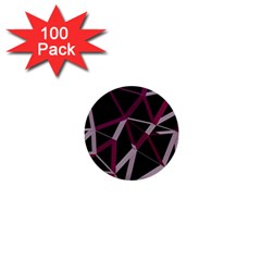 3d Lovely Geo Lines Iii 1  Mini Buttons (100 Pack)  by Uniqued