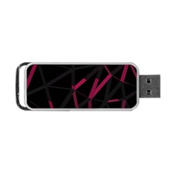 3d Lovely Geo Lines Viii Portable Usb Flash (one Side) by Uniqued