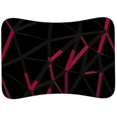 3d Lovely Geo Lines Viii Velour Seat Head Rest Cushion by Uniqued