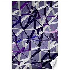 3d Lovely Geo Lines Ix Canvas 12  X 18  by Uniqued