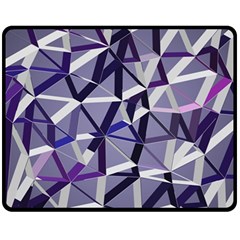 3d Lovely Geo Lines Ix Fleece Blanket (medium) 