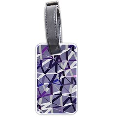 3d Lovely Geo Lines Ix Luggage Tag (one Side) by Uniqued