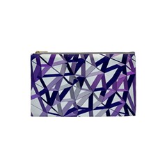 3d Lovely Geo Lines X Cosmetic Bag (small) by Uniqued