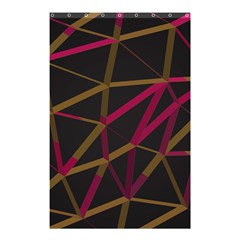 3d Lovely Geo Lines Xi Shower Curtain 48  X 72  (small)  by Uniqued