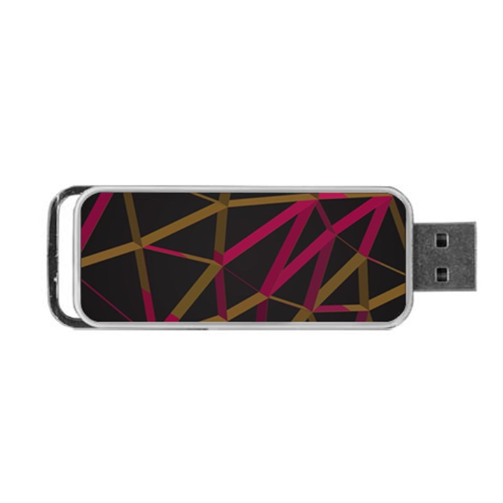 3D Lovely GEO Lines XI Portable USB Flash (One Side)