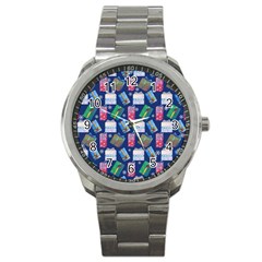 New Year Gifts Sport Metal Watch by SychEva