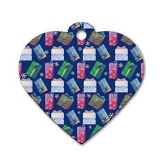 New Year Gifts Dog Tag Heart (one Side) by SychEva