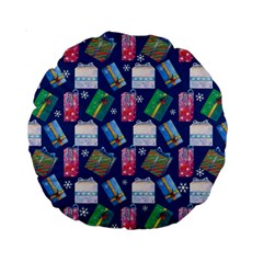 New Year Gifts Standard 15  Premium Round Cushions by SychEva