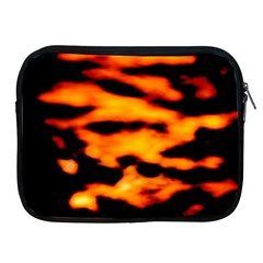 Orange Waves Abstract Series No2 Apple Ipad 2/3/4 Zipper Cases by DimitriosArt