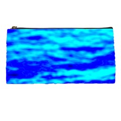 Blue Waves Abstract Series No12 Pencil Case by DimitriosArt