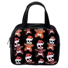 Zanoskull - Gingerbread Mon Classic Handbag (one Side) by Roxzanoart